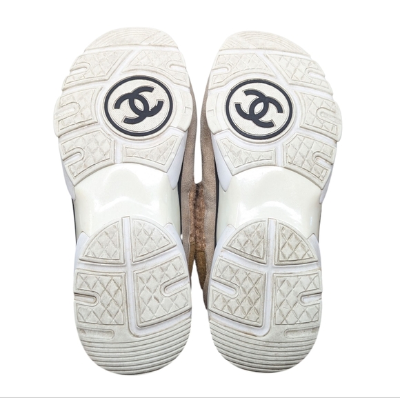 Chanel 2019 Interlocking CC Logo Chunky Sneakers Trainers Size EU 40.5 - Picture 11 of 16
